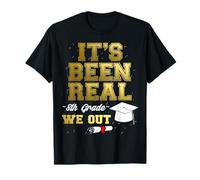 8th Grade Graduation We Out Funny Last Day of School Citazione Maglietta