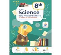 8th Grade Science: Daily Practice Workbook | 20 Weeks of Fun Activities - NUOVO