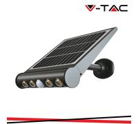 V-TAC Lampada LED da giardino 8W Con Pannello Solare 6400K Con Sensore PIR IP65