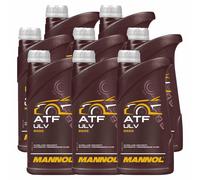 8x 1 L MANNOL ATF ULV 8222 Olio Trasmissione Per Cambio Automatico 8 Marce AISIN