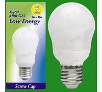 8x 5W=25W Risparmio Energetico Basso Consumo Cfl Mini GLS Lampadina, Es, E27