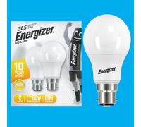 8x 8.2W (=60W) LED GLS 3000K Bianco Caldo Opale BC B22 Baionetta Lampadina