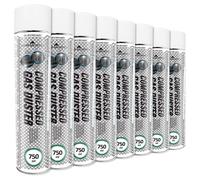 8x AABCOOLING H&O Compressed Gas Duster 750 ml PER LA PULIZIA DELLA TASTIERA