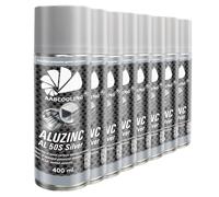 8x AABCOOLING ZINCO-ALLUMINIO SPRAY 400ml PRIMER ANTICORROSIONE VERNICE AUTO