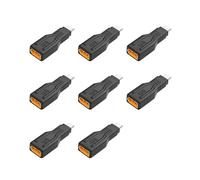 8X Adattatore XT60 A USB C, Accumulo di Energia, XT60 Maschio A Tipo C Maschio, Connettore di Ricarica da 100 W A 20 V per Laptop, Robot Aspirapolvere