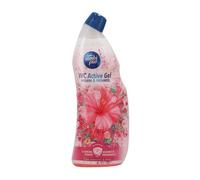 8X Ambi Pur WC Gel 0,75L Rosa Hibiscus Profumo Pulitore Per Toilette