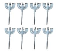 8X Artigli per grancassa Gancio per Artiglio per Tamburo Adatto alla Maggior Parte dei tiranti da Pavimento Robusto Set di Batteria Ganci per, M6