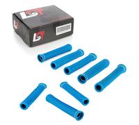 8x Auto Candela Filo Custodia Protettiva Scudo Termico Copertura Blu per Opel