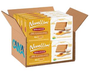8X Balocco Novellini Frollini con Latte e Miele Millefiori 265g