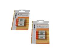 8x Batteria AAA micro per Panasonic KX-TGC463 KX-TGC462 KX-TGC460 800mAh