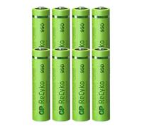 8x Batterie Ricaricabili GP ReCyko AAA R03 NiMH 950mAh