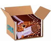 8X BauIi Ciocorì Snack di Cioccolato al Latte con Riso Croccante 110g