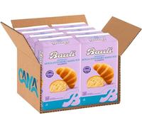 8X BauIi Croissant SENZA ZUCCHERI AGGIUNTI, Cornetto di Pasta Sfoglia Vuoto, Confezione con 6 Cornetti Incartati, 185g