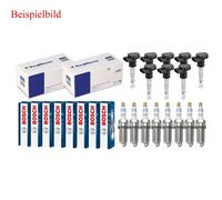 8x Beru Bobina + 8x Bosch Candela Doppio Platino per Porsche Cayenne 92A