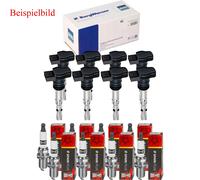 8x Beru Bobina Accensione + Candela Champion Spark per BMW 5er E34 520i