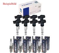 8x Beru Bobina Accensione + Candela per BMW 3er Cabriolet E46 320 Ci MG Z8 4.8