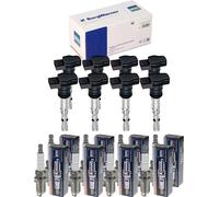 8x Beru Bobina Accensione + Candela per BMW 3er Compatto E46 316 Ti