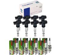 8x Beru Bobina Accensione + Denso Candela per Alpina B7 E65 4.4