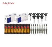8x BERU Candele di Accensione + 8x NGK V-Line Per Porsche Cayenne 955 S 4.5