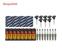 8x Bobina Accensione Bosch + 8x NGK Candela V-Line Adatto per Porsche Cayenne