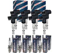 8x Bosch Bobina + Beru Candela per Audi A4 Avant 8K5 B8 1.8 TFSI Golf VW