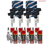 8x Bosch Bobina + Champion Candela per BMW 6 Gran Coupé F06 650i Xdrive
