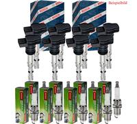 8x Bosch Bobina + Denso Candela per Audi A6 Avant 4G5 C7 4GD S6 Quattro