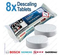 8x Bosch Tassimo Caffè Macchina Anticalcare Tablet 311864 Disincrostare Kettle