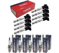 8x Bremi Bobina + Beru Candela per BMW 3er Cabriolet E46 320 Ci MG Rt 2.0