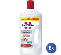 8x Bundle Amuchina Pavimenti 1500 Ml. Igienizzante Alpina