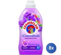 8x Bundle Chante Clair Ammorbidente 1000 Ml. Concentrato 50 Misurini Orchidea F