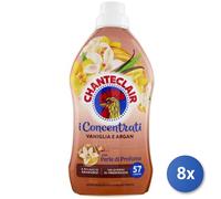 8x Bundle Chante Clair Ammorbidente 1000 Ml. Concentrato 50 Misurini Vaniglia A