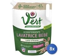 8x Bundle Chante Clair Lavatrice 30L Bebe Eco Ricarica