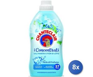 8x Bundle Chanteclair I Concentrati Ammorbidente Sali Marini E Fior Di Loto 50