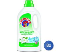 8x Bundle Chanteclair Lavatrice Liquido 28 Misurini Muschio B. 1260 Ml.