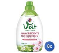 8x Bundle Chanteclair Vert Ammorbidente Concentrato 45 Lavaggi 900Ml.Fiori Di E