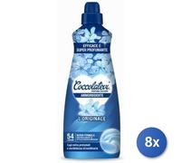 8x Bundle Coccolatevi Ammorbidente 54 lavaggi L'originale lt.1,25