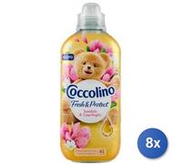 8x Bundle Coccolino Ammorbidente Concentrato Sandalo 41 Lavaggi Ml 952
