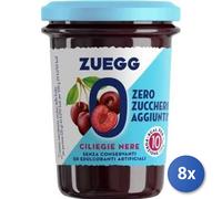 8x Bundle Confettura Zuegg Gr 220 Ciliegia Zero Zuccheri
