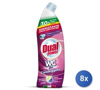 8x Bundle Dual Power Wc Gel 700 Ml. Con Candeggina Made In Italy