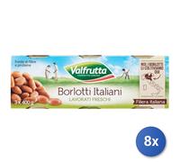 8x Bundle Fagioli Valfrutta Borlotti Gr 400X3