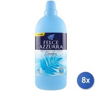 8x Bundle Felce Azzurra Ammorbidente 1025 Ml. Concentrato 41 Misurini Classico