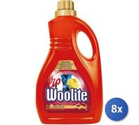8x Bundle Lip Woolite Lavatrice Liquido 25 Lavaggi Color