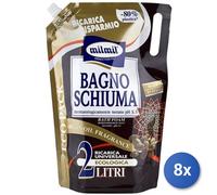 8x Bundle Mil Mil Bagno Sacco 2000 Ml. Argan Fragrance