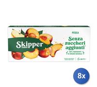 8x Bundle Skipper Succo Pesca Brik Ml 200X3 Senza Zuccheri