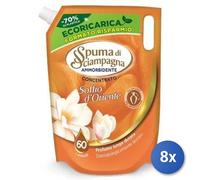 8x Bundle Spuma Di Sciampagna Ammorbidente Soffio D'Oriente 60 Lavaggi Ml 1200