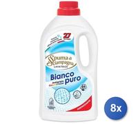 8x Bundle Spuma Di Sciampagna Lavatrice 27 Mis Bianco Puro