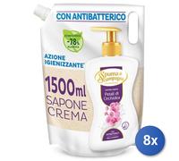 8x Bundle Spuma Di Sciampagna Sapone Sacco 1500 Ml. Petali di Orchidea