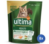 8x Bundle Ultima Gatto Croccantini Salmone New 440Gr