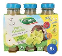 8x Bundle Valfrutta Succo Pera Ml 125X6 Vetro